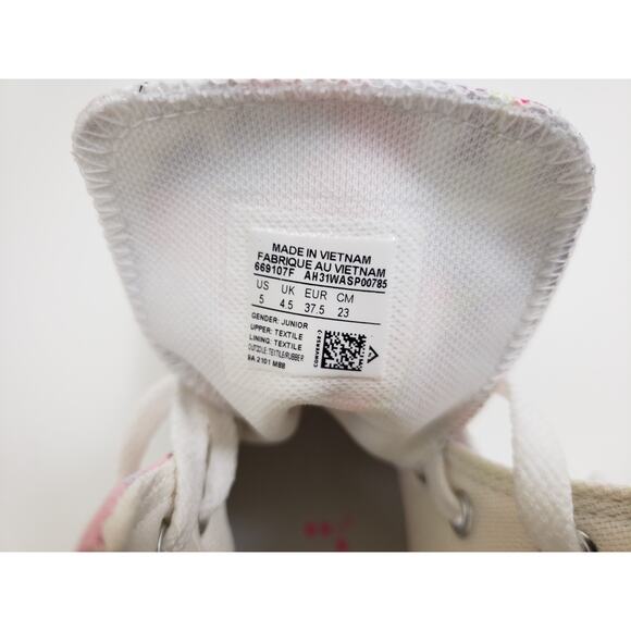 Converse All Star Chuck Taylor Unicorn Womens JR Size 5 Pink School Halloween - Picture 9 of 10